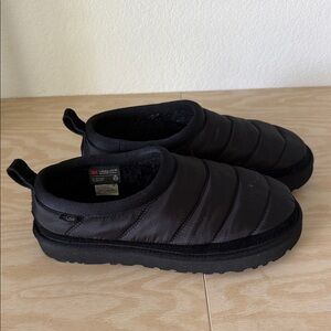 UGG Tasman Black Slip-On Shoes/Slippers - size 10